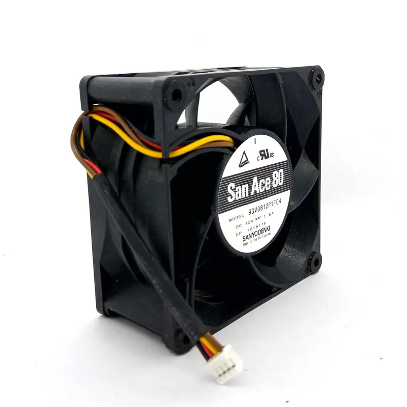 SANYO 9GV0812P1F04 DC12V 1.5A 80*80*38 мм 4 линии ШИМ Вентилятор охлаждения