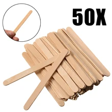 Шеллхард 50 шт одноразовые шпагатели для языка деревянная эпиляция Татуировка и восковая депиляция шпагата для косметического инструмента 114 мм x 10 мм x 2 мм