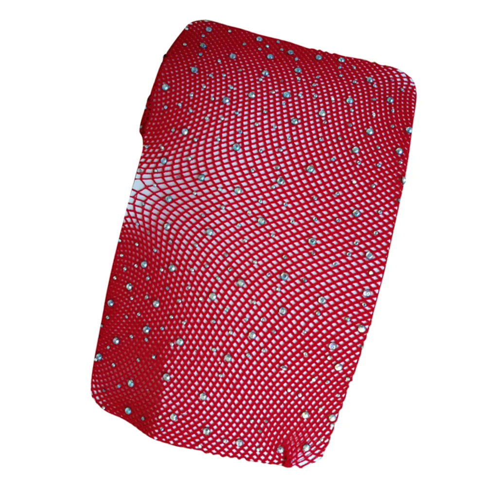 Women Crystal Rhinestone Fishnet Net Mesh Socks Stockings Tights Pantyhose   