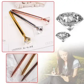 

Ballpoint Pens Diamond Big Pen Crystal Pen Mont Blanc Pens Office&School Stationery Creative Writing Pens
