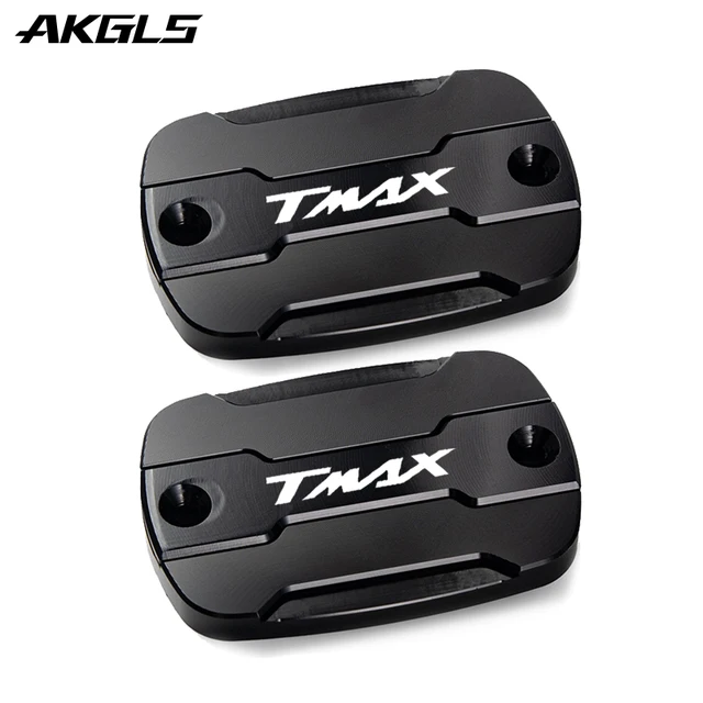 For Yamaha T-Max 500 TMAX 500 TMAX 530 SX DX 560 TECH Max TMAX Motorcycle accessories front brake fluid brake oil tank cover black A pair of