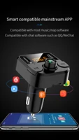 tf כרטיס מטען לרכב עם משדר FM Bluetooth 5.0 MP3 Audio Receiver שחקן TF דיסק כרטיס U לרכב Dual רכב USB טלפון Fast Charger (5)