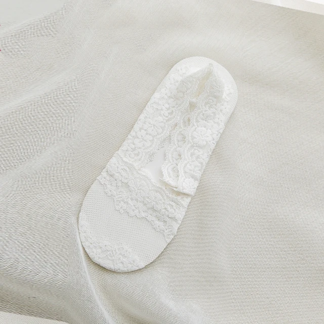 5 pair Summer women socks slippers non-slip breathable lace lace invisible socks sexy non-slip cool thin socks fashion socks 2