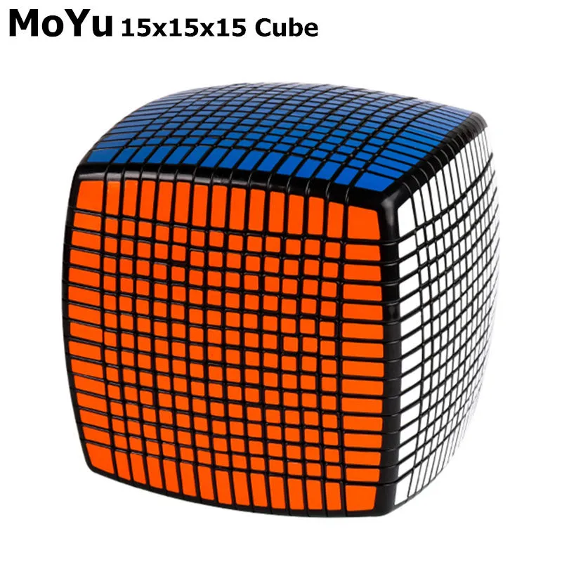 Moyu 15x15x15 волшебный скоростной кубик без наклеек Профессиональный кубик-головоломка Migico15x15 обучающая игрушка для ребенка подарок