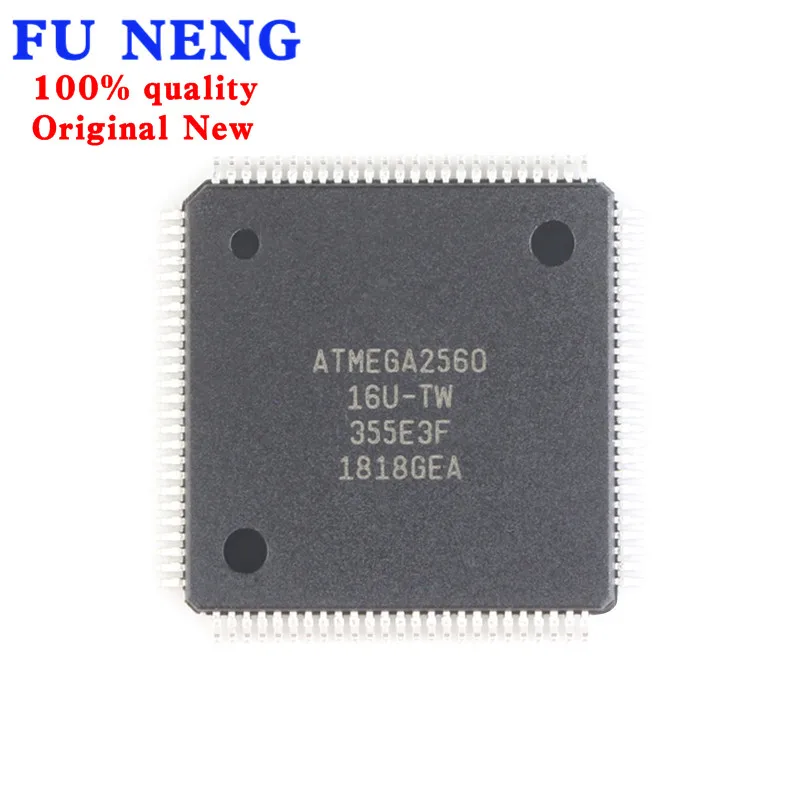 10 шт ATMEGA2560-16AU ATMEGA2560 16U-TW TQFP-100 8-битный микропроцессор 256K | Электронные компоненты и