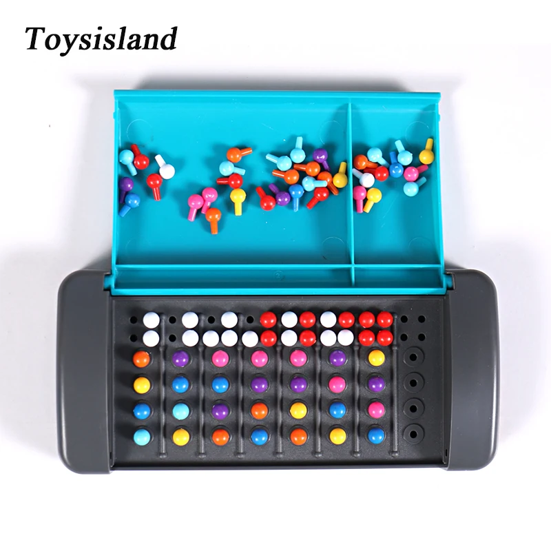 

Montessori Educational Toys for Children Mastermind Game Code Breaking Mini Board Toy for Family Traveling