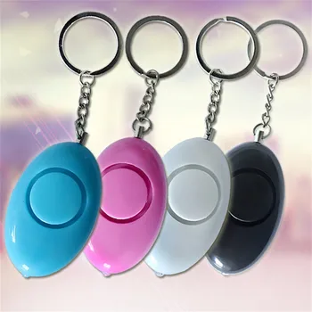 

Egg Shape Girl Women Security Protect Alert Safety Security Keychain Personal Alarm Emergency Siren Song Survival Whistle