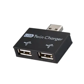 

Mini USB Hub to 2 Port Charger Hub Adapter Hot Sale fashion New USB Splitter for Phone Tablet Computer