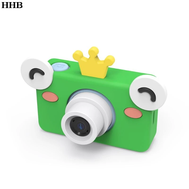Мультфильм Животные цифровая Камера 2 дюймов Экран HD 8MP силиконовый мягкий чехол с покрытием картой Micro SD объемом 32 ГБ, подарок ко дню рождения с 634F - Цвет: size--B