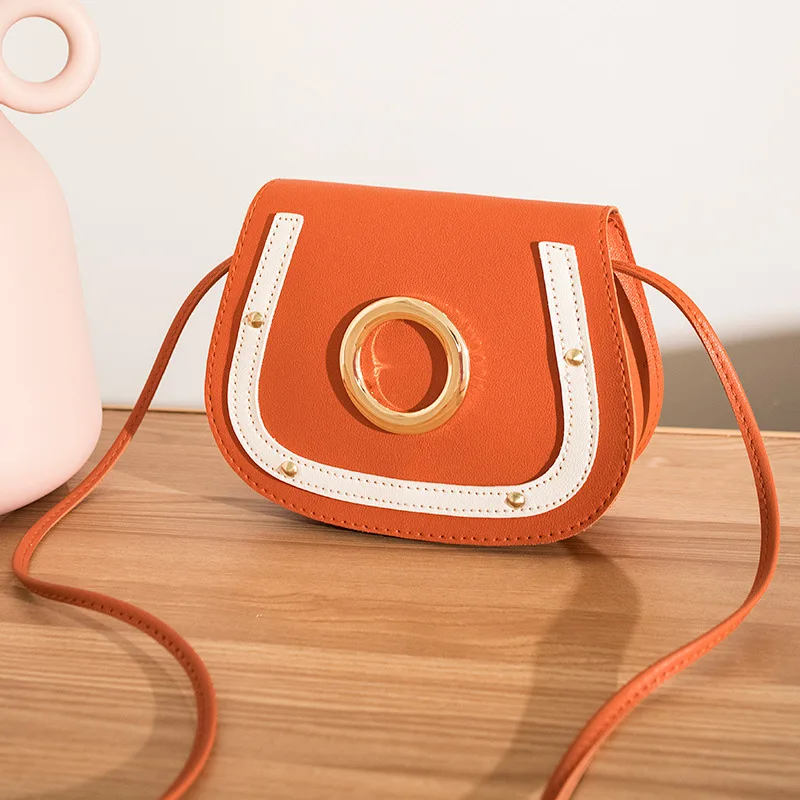 

Bag Women's Korean-style Autumn & Winter New Style Sweet Ladies' Large Hoop Shoulder Oblique Bag Saddle Bag