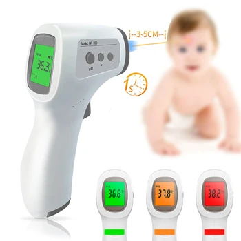 

Digital LCD Termometer Forehead Ear Non-Contact Adult Body Fever IR Children Termometer 3Colors -32~42.5 Degree