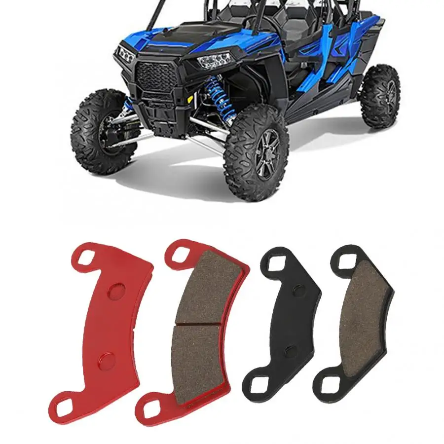 8 шт. передние и задние тормозные колодки для POLARIS RZR 800 EFI 2008 2009 2010 2011 2012 2013 Полу-металлическая тормозная колодка