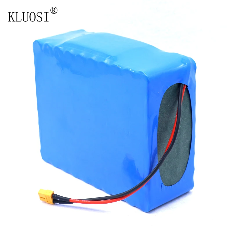 KLUOSI 36V 10S8P 25.6Ah 1200W высокомощный литий-ионный аккумулятор для электрического автомобиля, велосипед, скутер 35A сбалансированный BMS