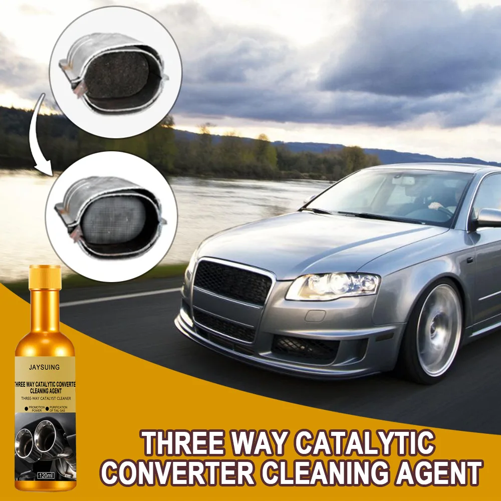 2Pcs 120Ml Catalytic Converter Cleaners Automobile Cleaner Catalysts Easy To Clean Engine Accelerators CSV Cleaning Agent