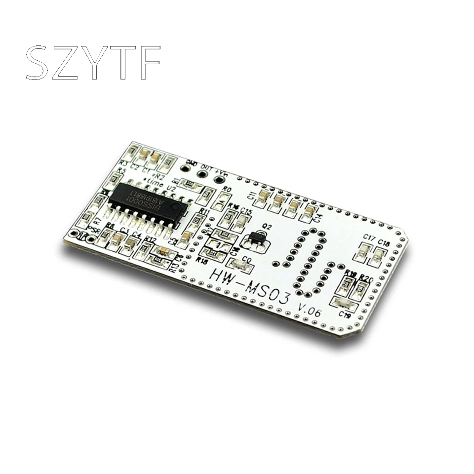 Interruptor de Indução Hw-ms03 do Corpo do Módulo do Sensor do Radar da Micro-ondas