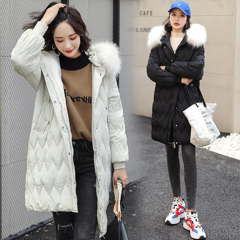

Coat Winter Women Korean Warm Parka Women Jacket Slim Hooded Jacket Women Abrigos Mujer Invierno 2020 9805 YY1324
