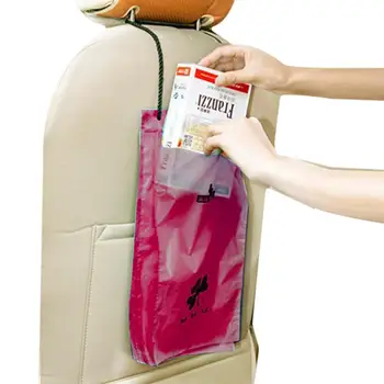 

50pcs Car Sealable Garbage Bag Auto Seat Back Hanging Trash Bin Trash Bag Storage Bag Car Interior Accessories For Car