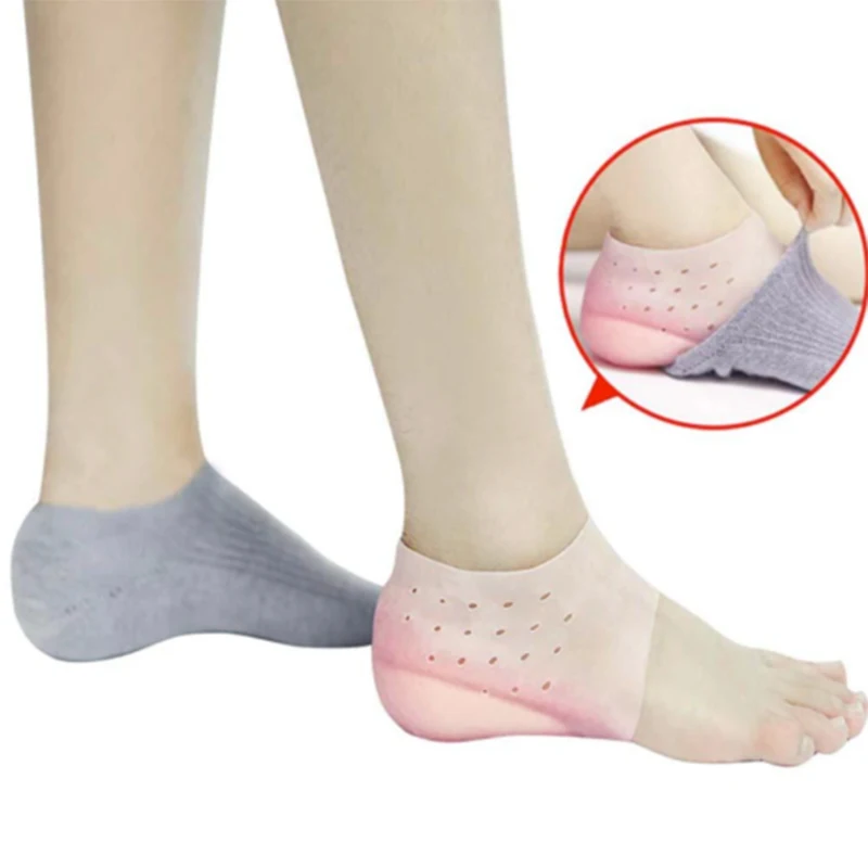 1 Paar Onzichtbare Hoogte Verhoogde Binnenzool Siliconen Hiel Sokken Voor  Vrouwen Mannen Inlegzolen 2 4Cm Inlegzolen Voor Plantaris fasciitis  Schoenzool|Inlegzolen| - AliExpress