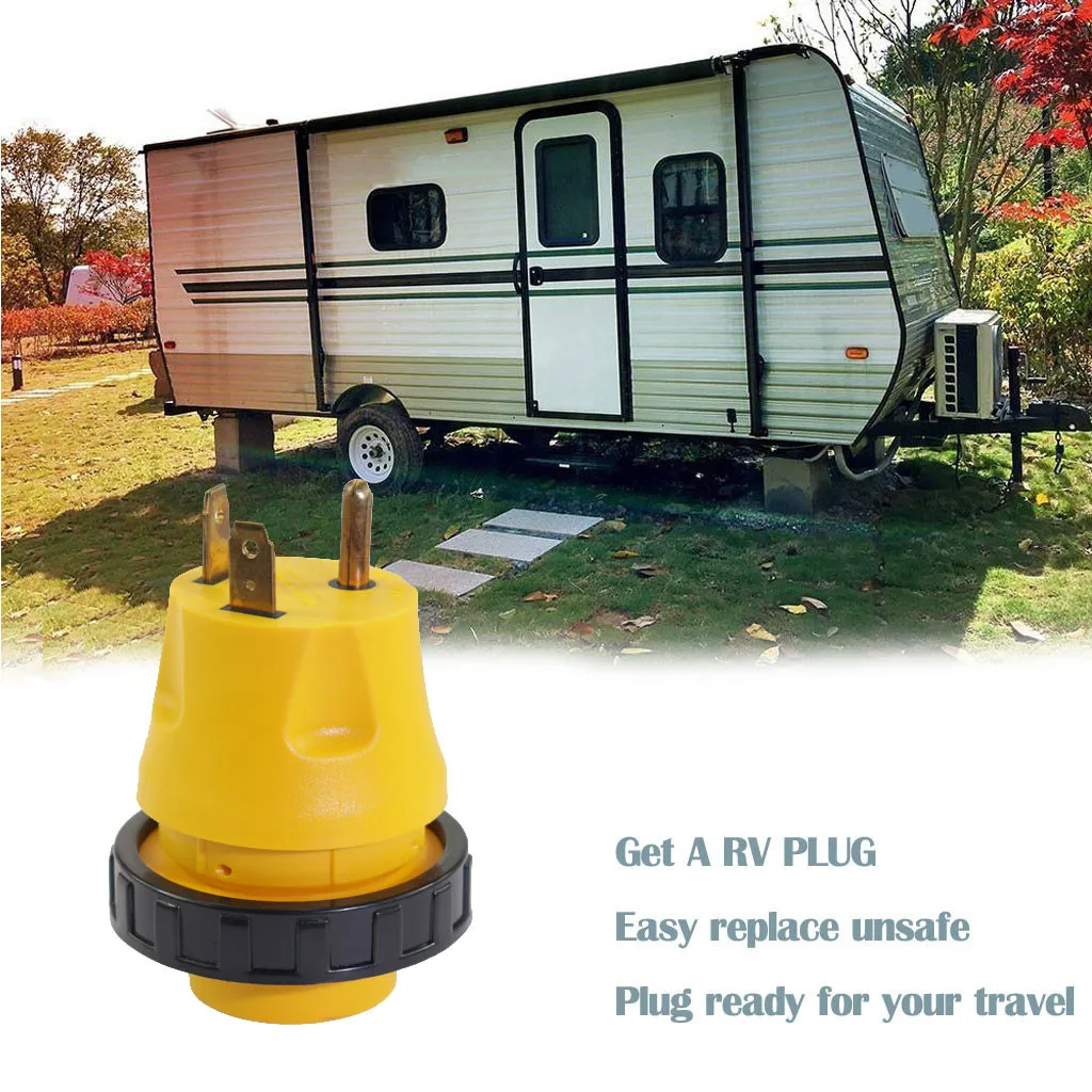 30A Мужской к 30Amp женский твист адаптер RV блокировка шнур питания 125 В AC Camper генератор кабель адаптер электроконвертор штекер
