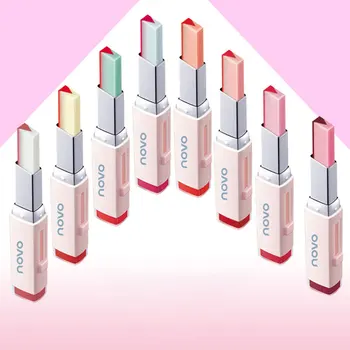 

8 Color Gradient Color Korean Bite Lipstick V Cutting Two Tone Tint Silky Moisturzing Nourishing Lipsticks Balm Lip Cosmetic