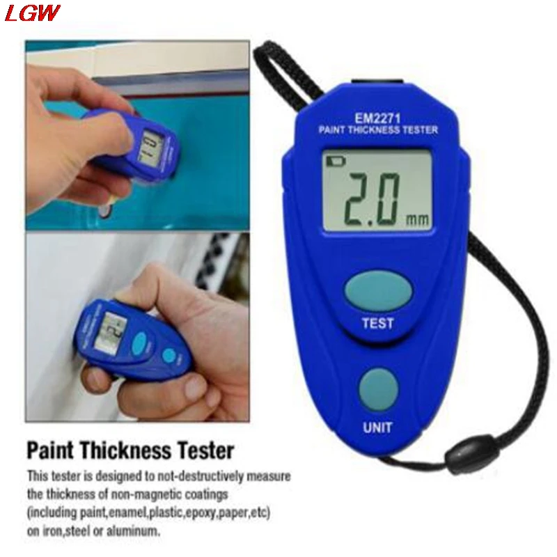 

all sun all-sun EM2271 Digital car thickness gauge paint tester thickness coating instrument ship