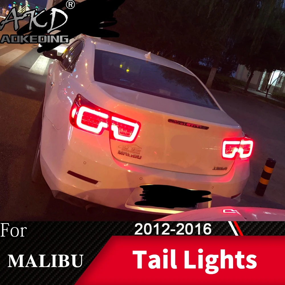 Задний фонарь для автомобиля Chevrolet Malibu 2012- светодиодный задний фонарь Противотуманные фары Дневные ходовые огни DRL тюнинг автомобильные аксессуары