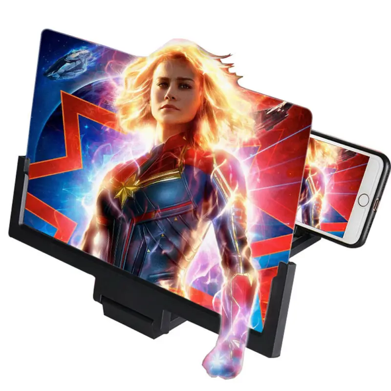 

New F3 3D Video Screen Magnifier 12'' Enlarger Portable Smartphone Foldable Amplifier HD
