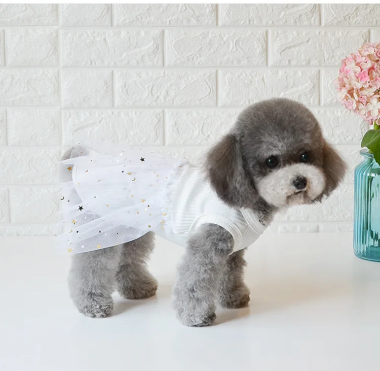 Spring And Summer New Style Dog Skirt Pet Skirt Dog Clothes Pet Clothes Small Dog Clothes Dog Vest