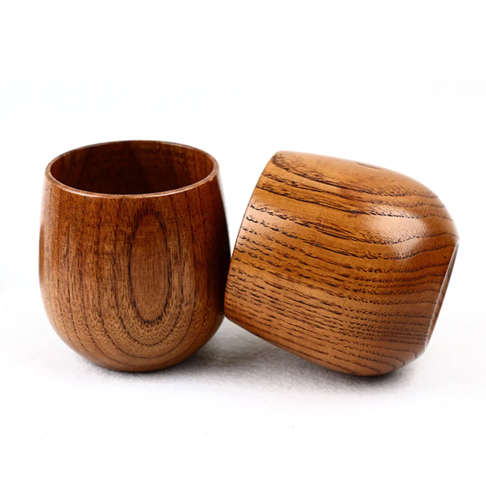 200ml Wood Cup Primitive Handmade Natural Spruce Wooden Breakfast Beer Milk Drinkware Green Tea water bottle | Дом и сад