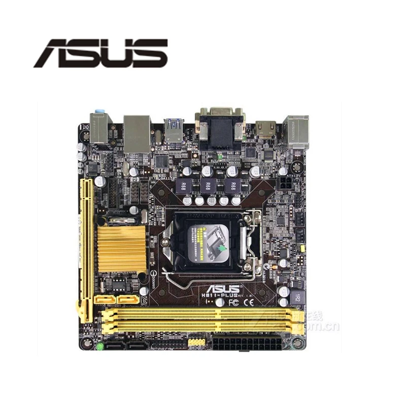 Для Asus H81I PLUS материнская плата H81 LGA 1150 для Core i7 i5 i3 DDR3 SATA3 USB3.0 HDMI Mini ITX оригинальная