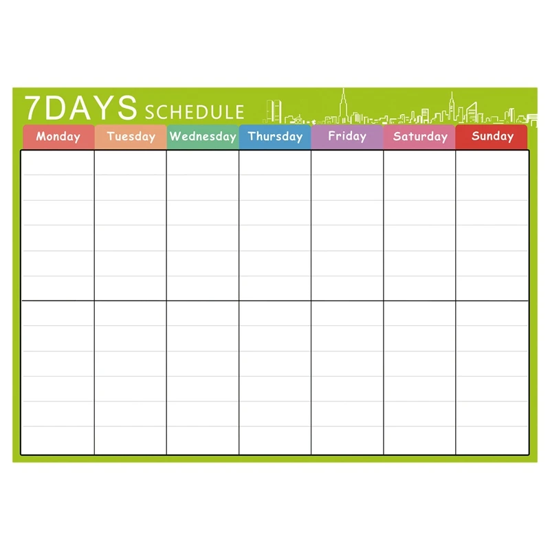 Kids Magnetic Planner Board for Refrigerator A3 Magnetic Whiteboard Family Organize To Do List Toy Gifts