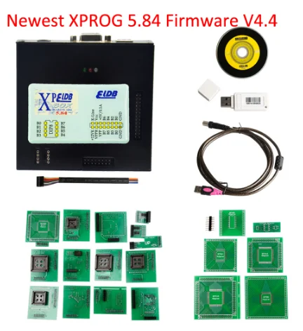 XPROG V5.55 V5.74 V5.84 черный металлический ящик лучше tXPROG м V5.84 ECU Интерфейс xprog-m V5.55 - Цвет: XPROG V5.84