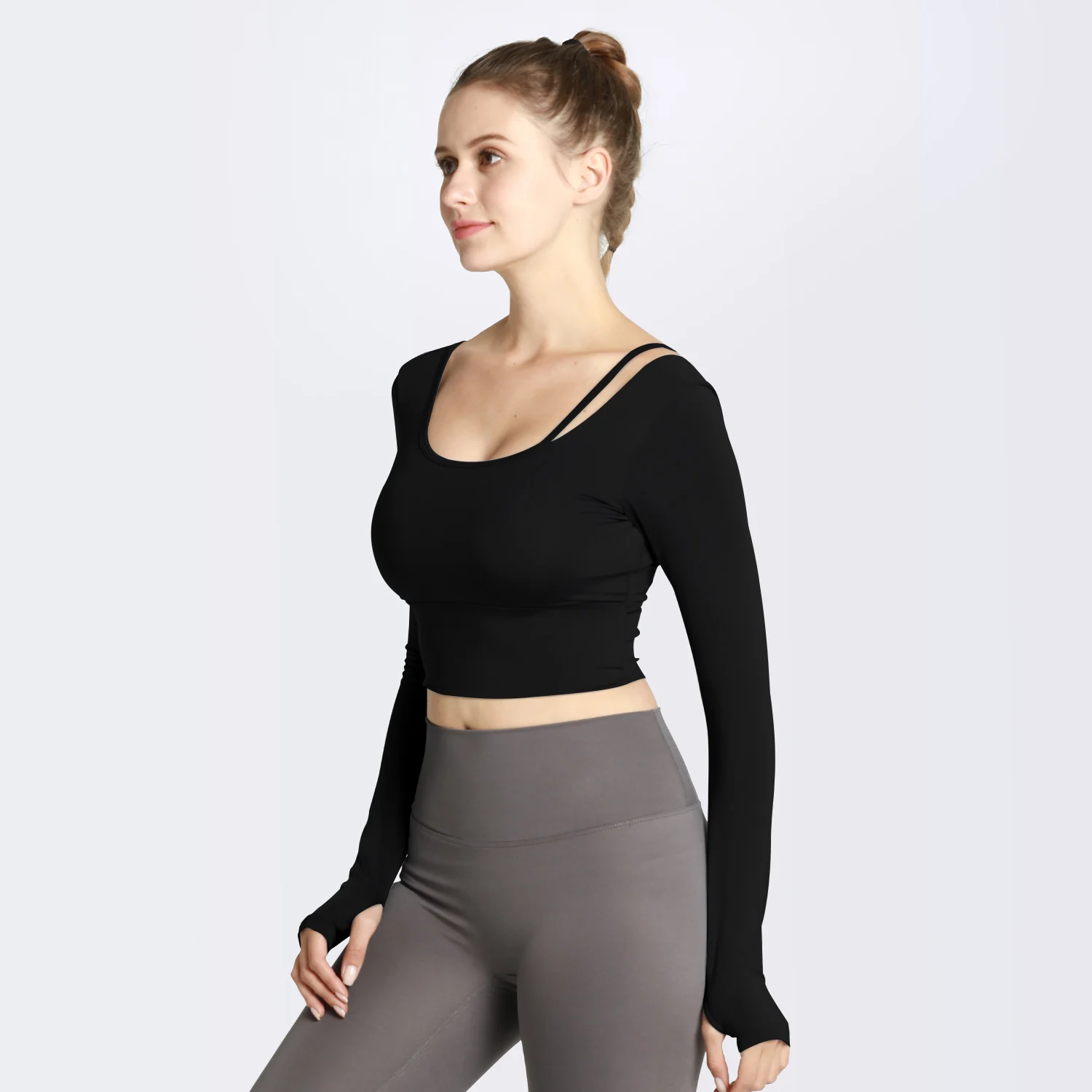 Long Sleeve Sports Shirt for Women Clothing Tops & T-shirts Womens | The Athleisure