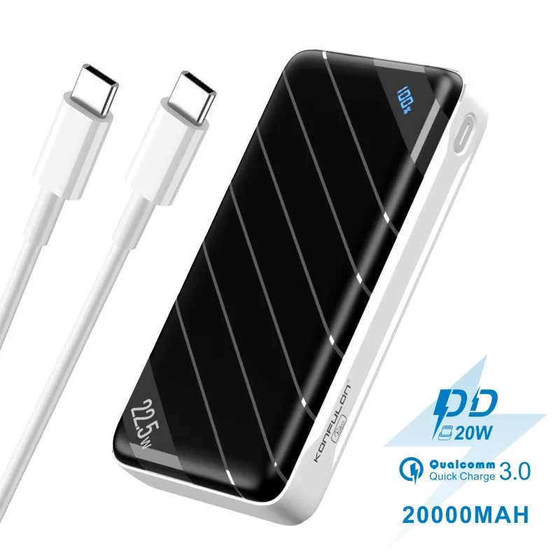 bank power Power Bank 20000mAh PD 20W Fast Charging Powerbank QC3.0 22.5W Portable External Battery пауэр банк For Samsung iPhone Xiaomi powerbanks Power Bank