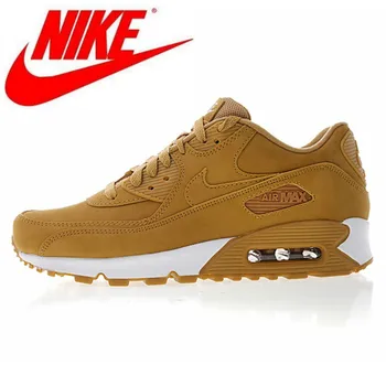 

NIKE AIR MAX 90 Authentic Men's ESSENTIAL Running Shoes Sport Outdoor Sneakers Comfortable Durable Breathable 3 brown