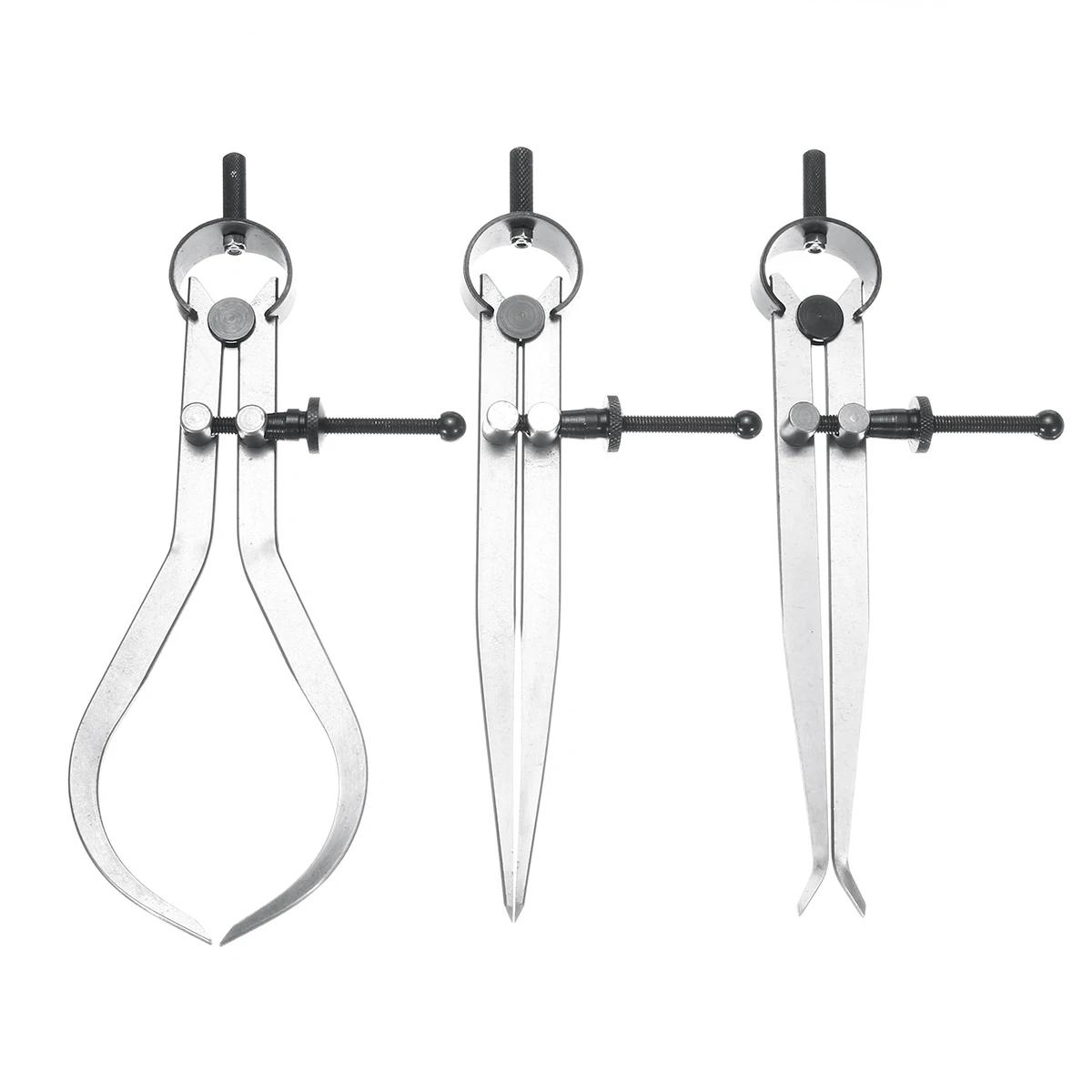 

doersupp 150mm Spring Divider + Inside Caplier + Outside Caplier Carbon Steel Multifunctional Hand Tool Sets Durable Adjustable