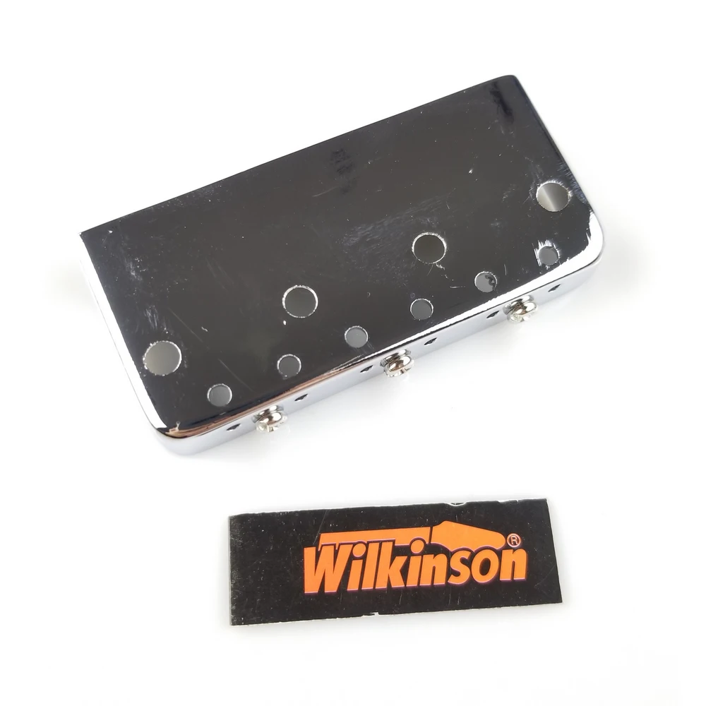 Wilkinson WTBS 6Strings Guitar Bridge Short TL Electric Guitar Bridge Brass Saddle Chrome silver guitar bridge