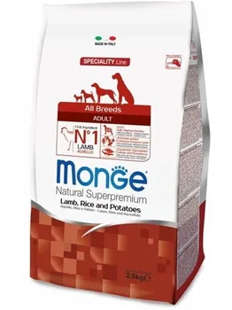 

Monge dog speciality lamb food adult dog all breeds, 2,5 kg