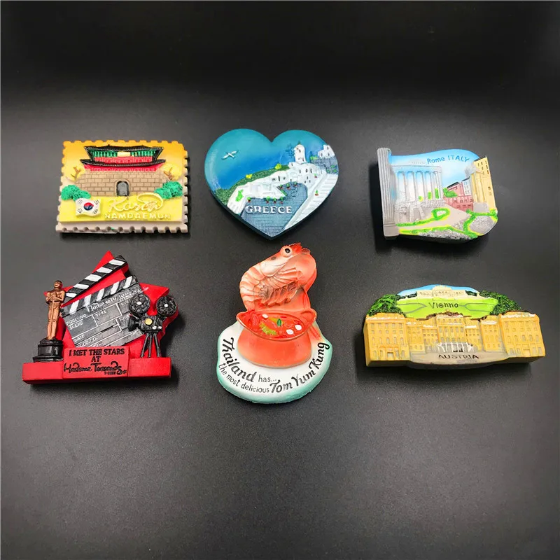 Греция туризм память Афины Эгейский магнит магниты на холодильник 3D фотография