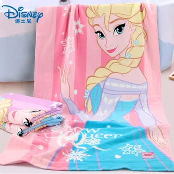 

Disney Cartoon Princess Frozen Queen Gauze Bath Towel blanket Cotton Children Bath Towel Soft Comfortable Breathable microfiber