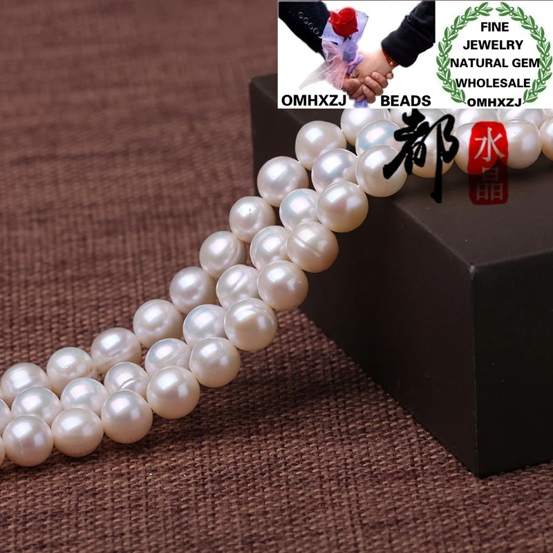OMHXZJ ZB197 4 6 8 10 мм DIY браслет ожерелье аксессуары для изготовления ювелирных изделий натуральный камень тонкой 7A пресноводные круглые бусины