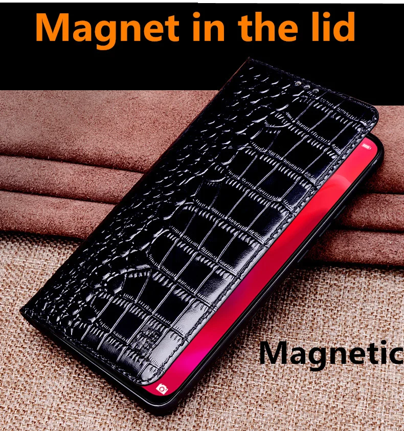 Высококачественная натуральная кожа магнитный держатель чехол для телефона для samsung Galaxy Note 10 Plus/samsung Galaxy Note 10 флип-чехол для телефона