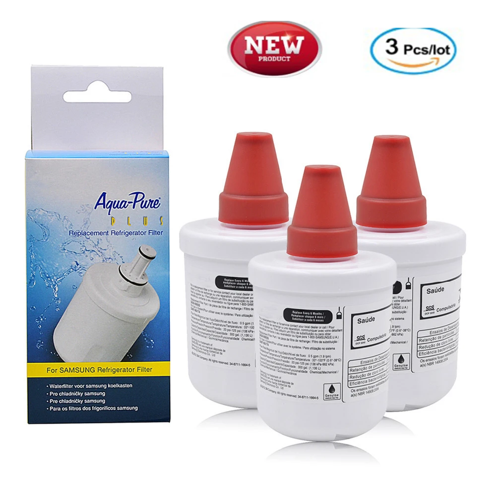 DA29-00003G фильтр для воды холодильника Замена Samsung DA29-00003B DA29-00003A RS22HDHPNSR (комплект из 3)