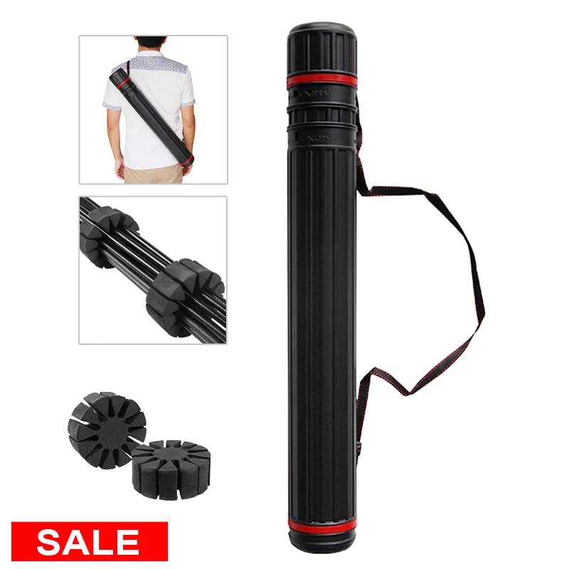 Lixada 63cm110cm Archery Arrow Case Telescopic Bow Archery Holder