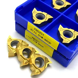 Ferramenta de inserção RT16.01W G60P ybg201/RT22.01W N60P ybg201 carboneto inserção rosca ferramenta de corte torno cnc 16er 22er ferramenta torneamento