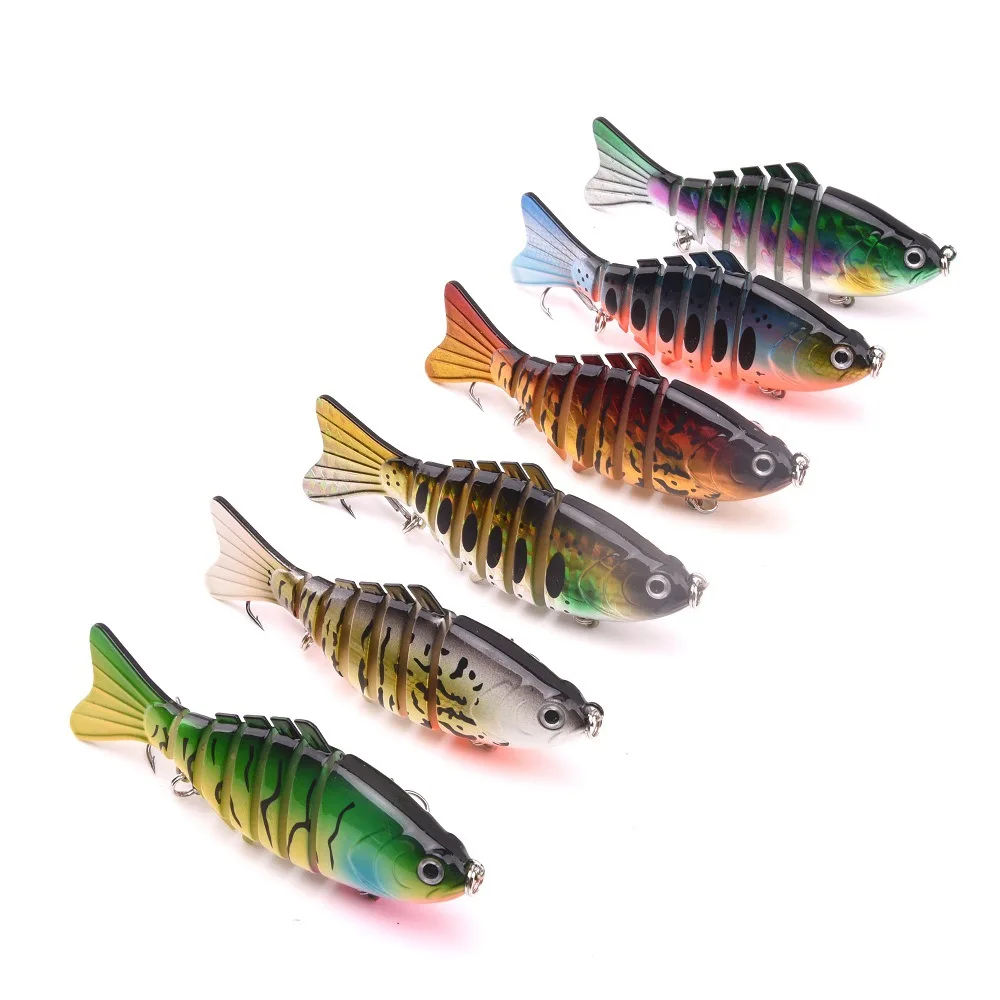 10 см/15,5 г шесть цветов Gnarliest Fish Seven Fish Bionic приманка пластиковая приманка Лидер продаж