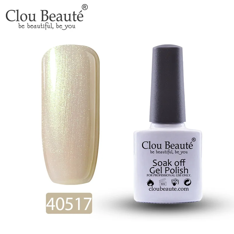 40517 Clou Beaute 79 цветов Гель-лак для ногтей Маникюрный УФ СВЕТОДИОДНЫЙ Цветной Гель-лак UV Vernis Полупостоянный гель лак для ногтей гель-краска - Цвет: 40517