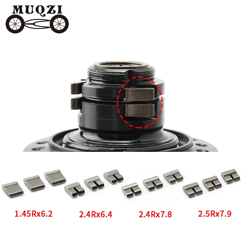 Muqzi 3Pcs Bicicletta Ratchet Pawls Hub Cassette Freehub R1.45/2.4/2.5 Mtb Bici Ruota Libera Base A Torre Fulcum Sostituire Accessori