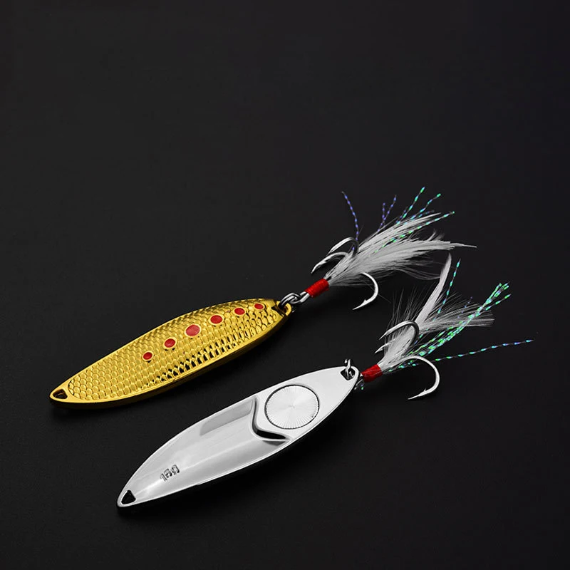 LINNHUE 1 шт. металлическая блесна ложка искусственная жесткая приманка 7 г 10