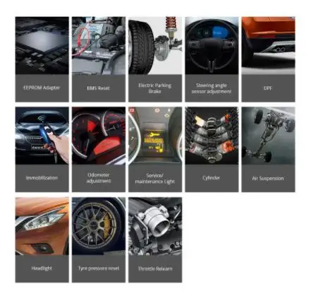 XTOOL A80 с Bluetooth/WiFi полная система автомобильные инструменты для диагностики автомобиля OBDII инструмент для ремонта автомобиля Программирование автомобиля/Настройка счетчика пробега